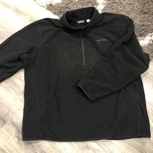 Eddie Bauer 1/2 zip pullover 3xl black
